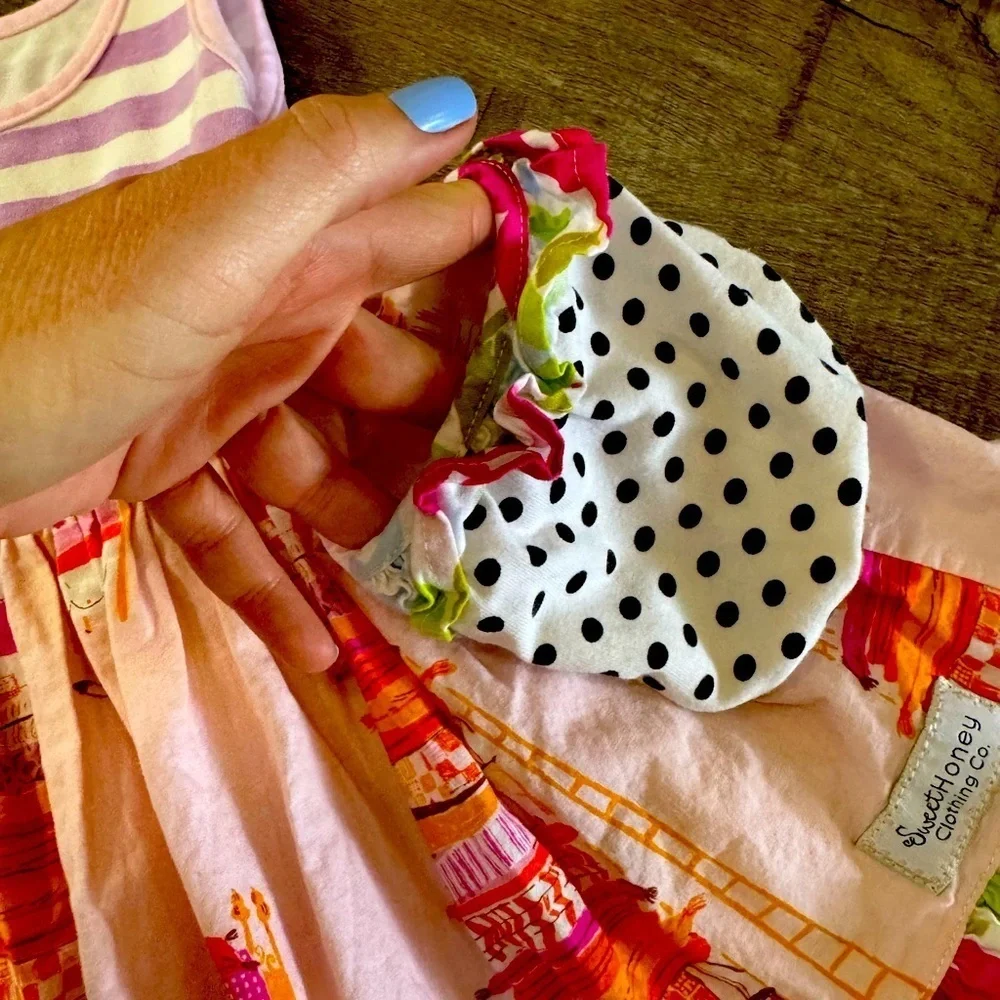 Toddler Girl Sweet‎ Honey Patchwork Dress